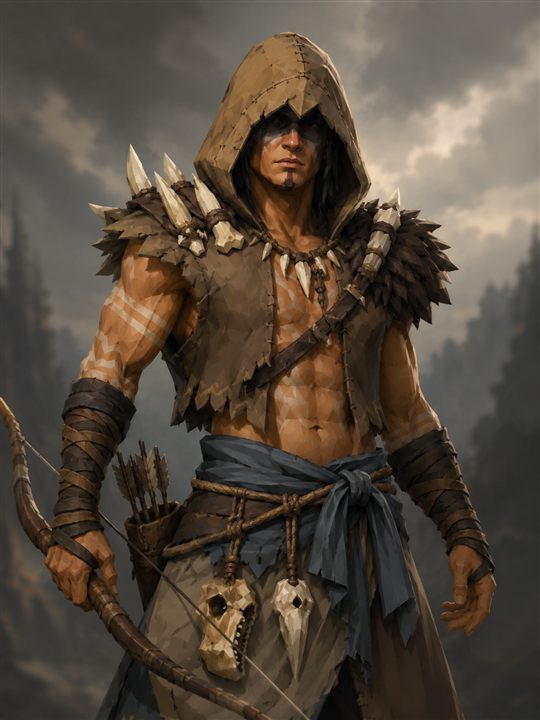 The Hunter — a lean troll with a bow